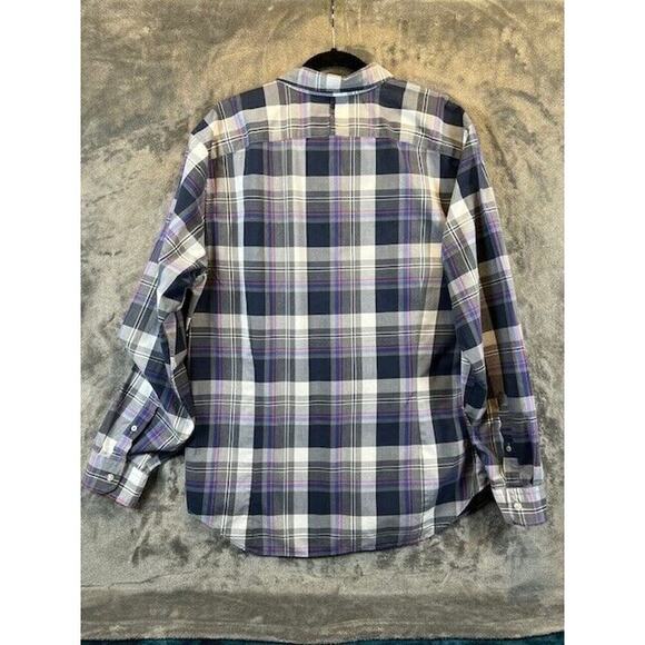 Banana Republic Custom 078 Wash Shirt Grant Fit-XL plaid Button shirt - Picture 8 of 8